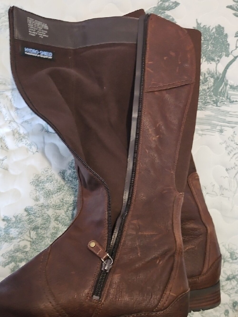 Rockport Brown Tall Over-the-Knee Leather Boots - Picture 7 of 7